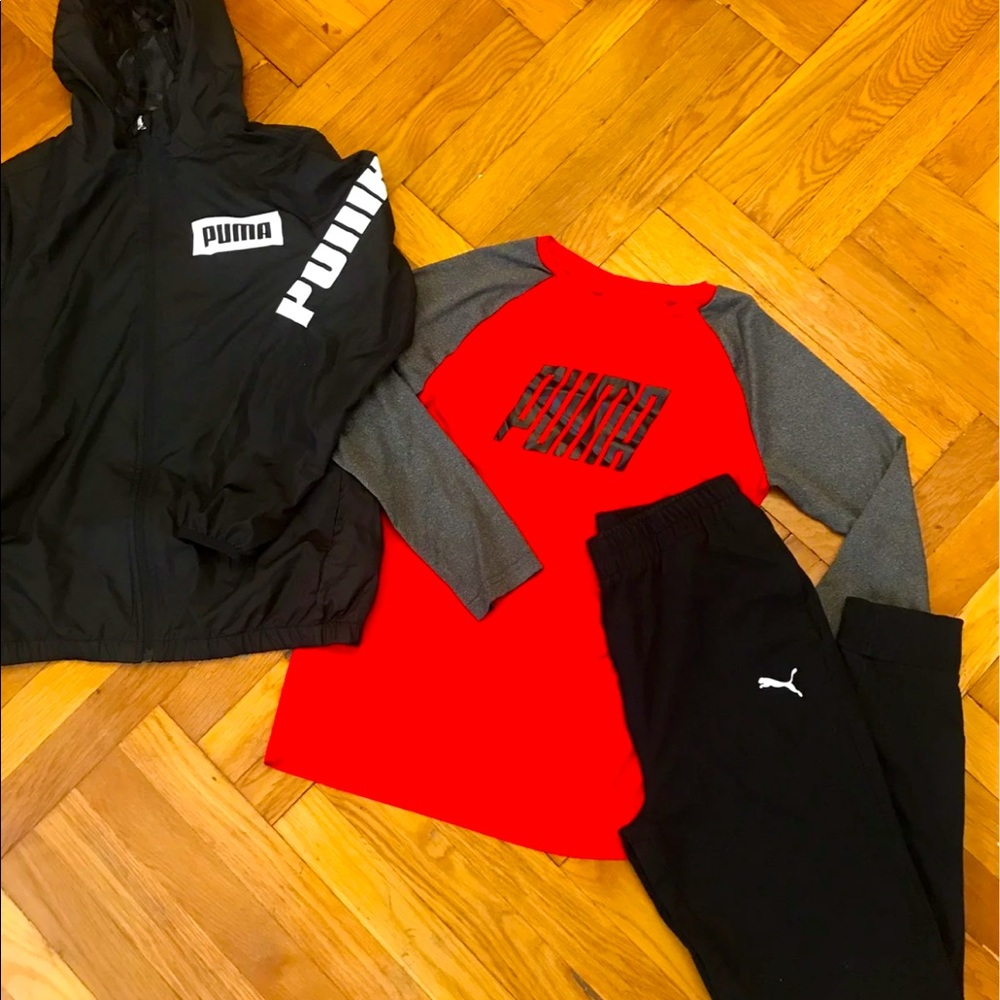 Big Boys Puma outfit including windbreaker jacket
